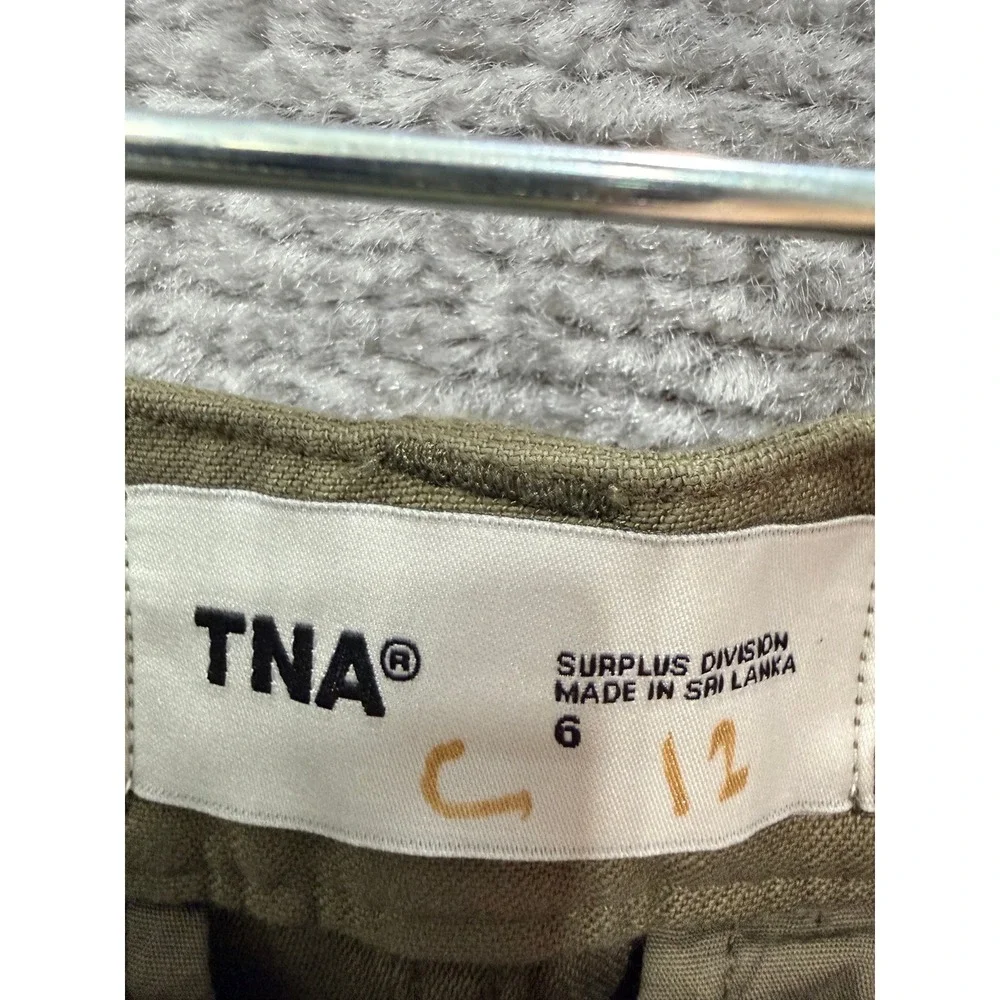 TNA Cargo Mini Skirt Women 6 Olive Green Surplus‎ Division Aritzia Utility Skirt